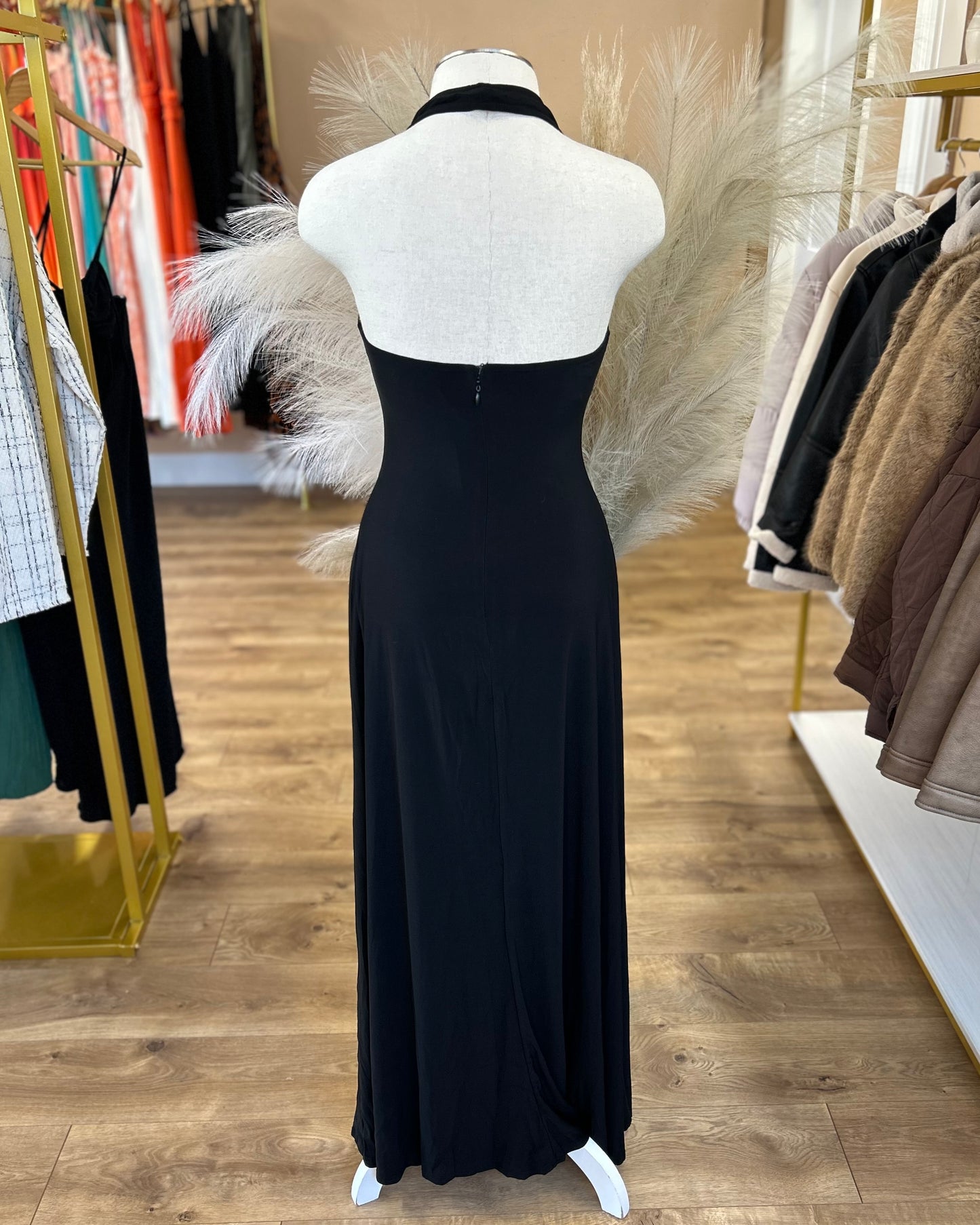 SLINKY MAXI KNIT DRESS