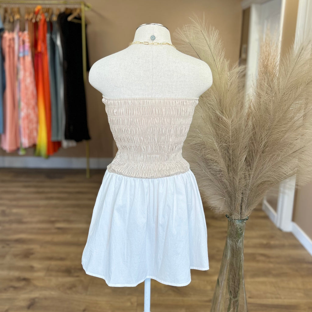 STRAPLESS TUBE DRESS