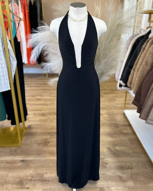 SLINKY MAXI KNIT DRESS