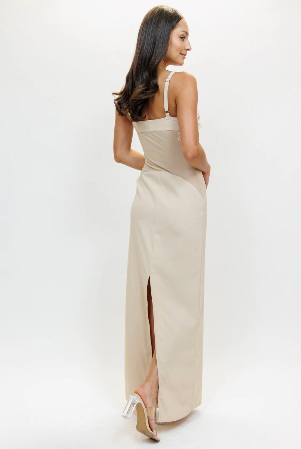 COASTAL CHIC SHELL MAXI DRESS