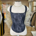 PRINTED TIE BACK CORSET