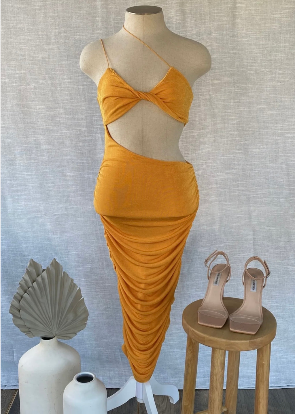 Vacation ready ORANGE DRESS