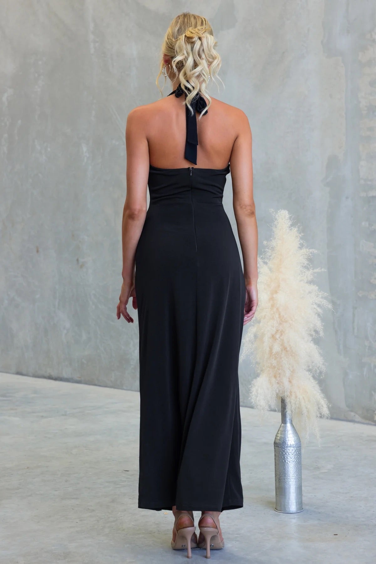 SLINKY MAXI KNIT DRESS