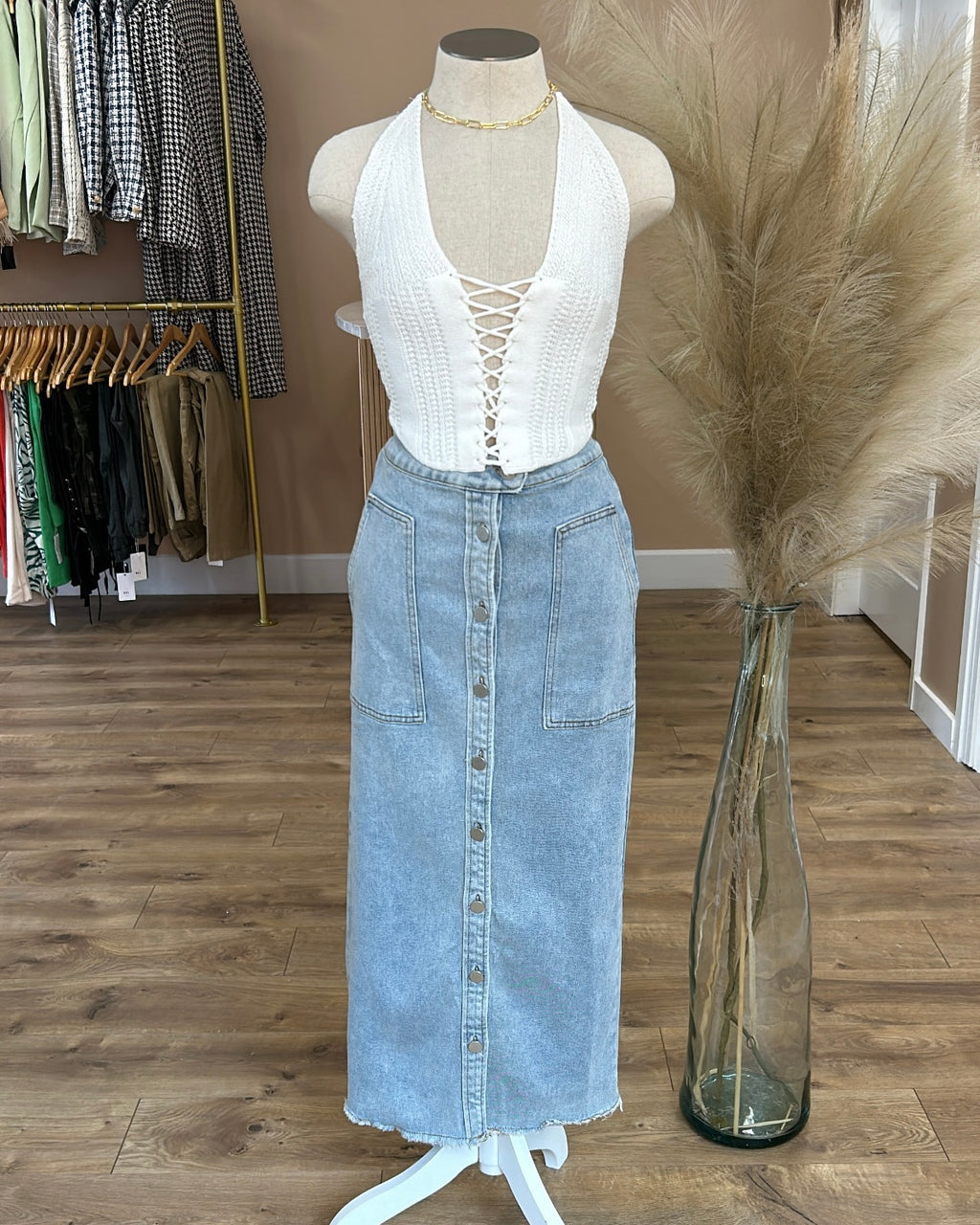 SUMMER DENIM SKIRT