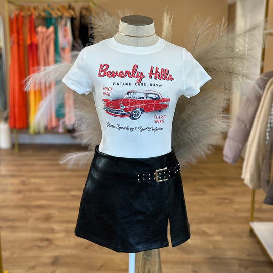 BEVERLY HILLS BABY TEE top