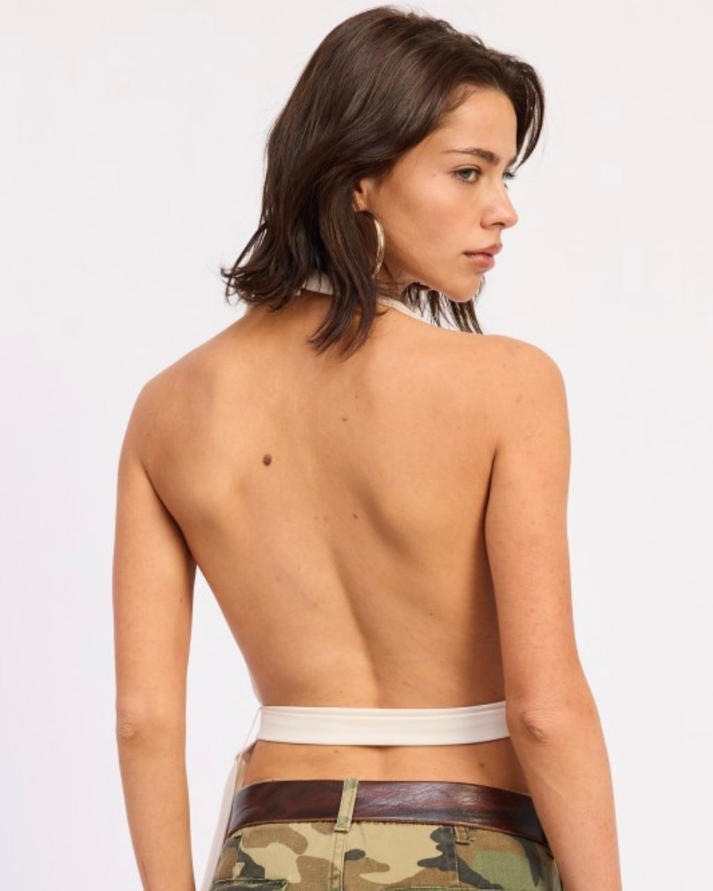 Ivory halter top