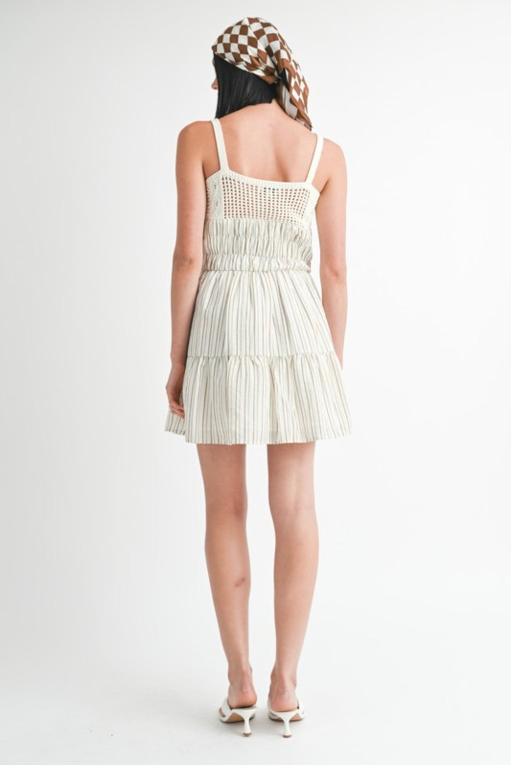 Ivory mini dress