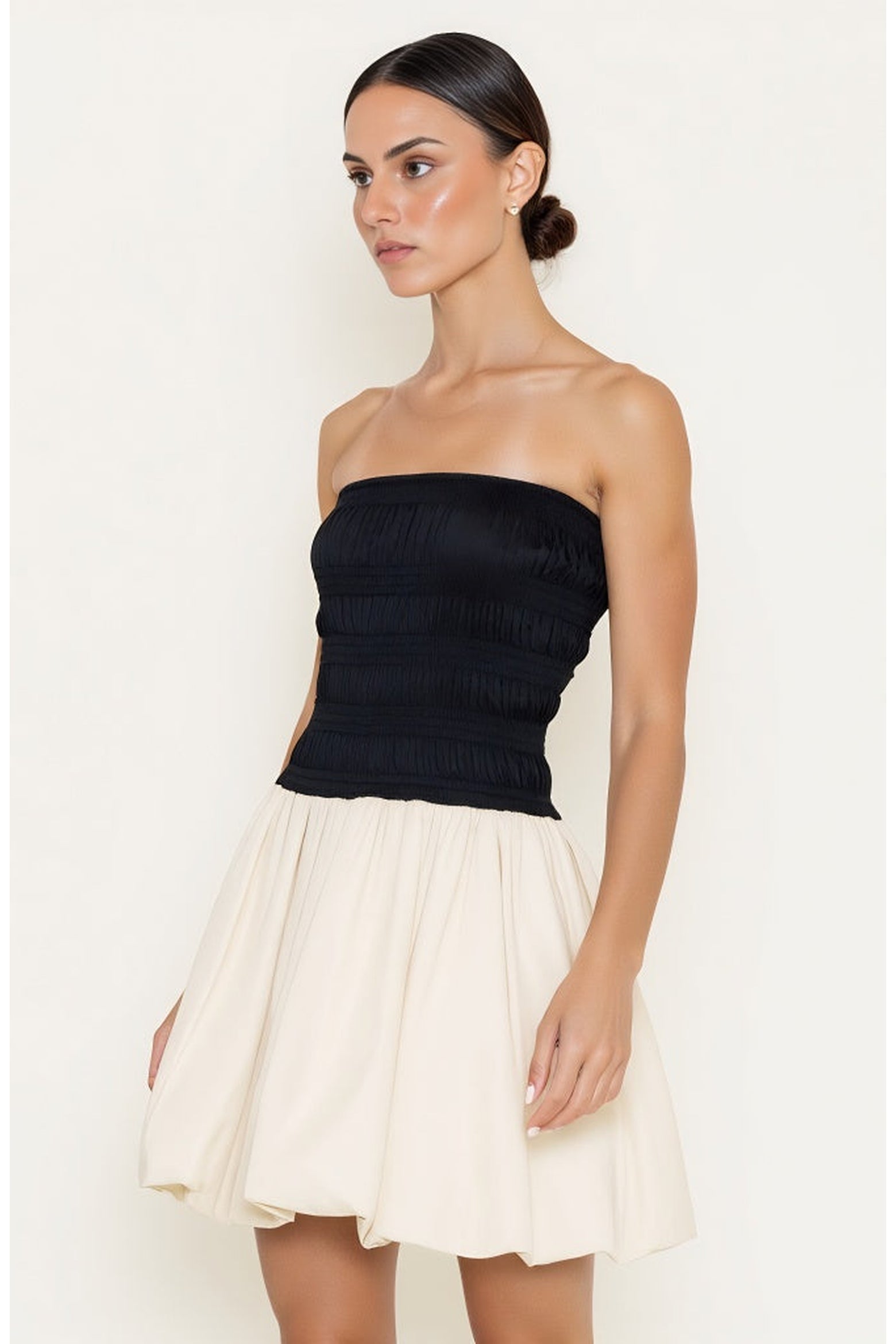 STRAPLESS TUB DRESS