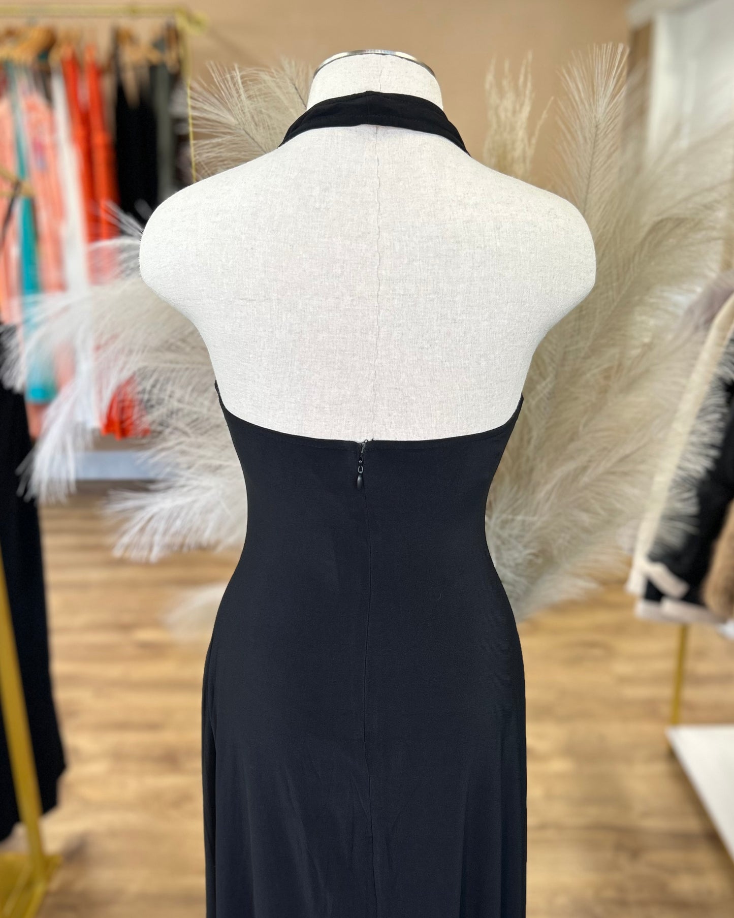 SLINKY MAXI KNIT DRESS