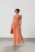 SHEER CROCHER MAXI DRESS