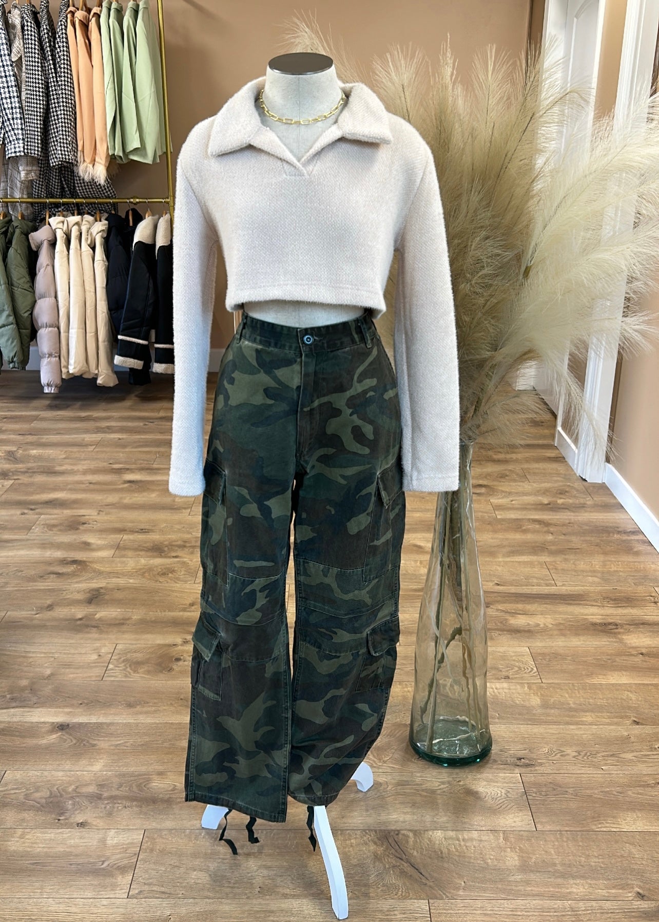 CAMO CARGO PANTS