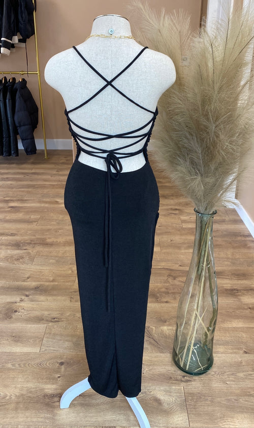 BLACK MAXI DRESS