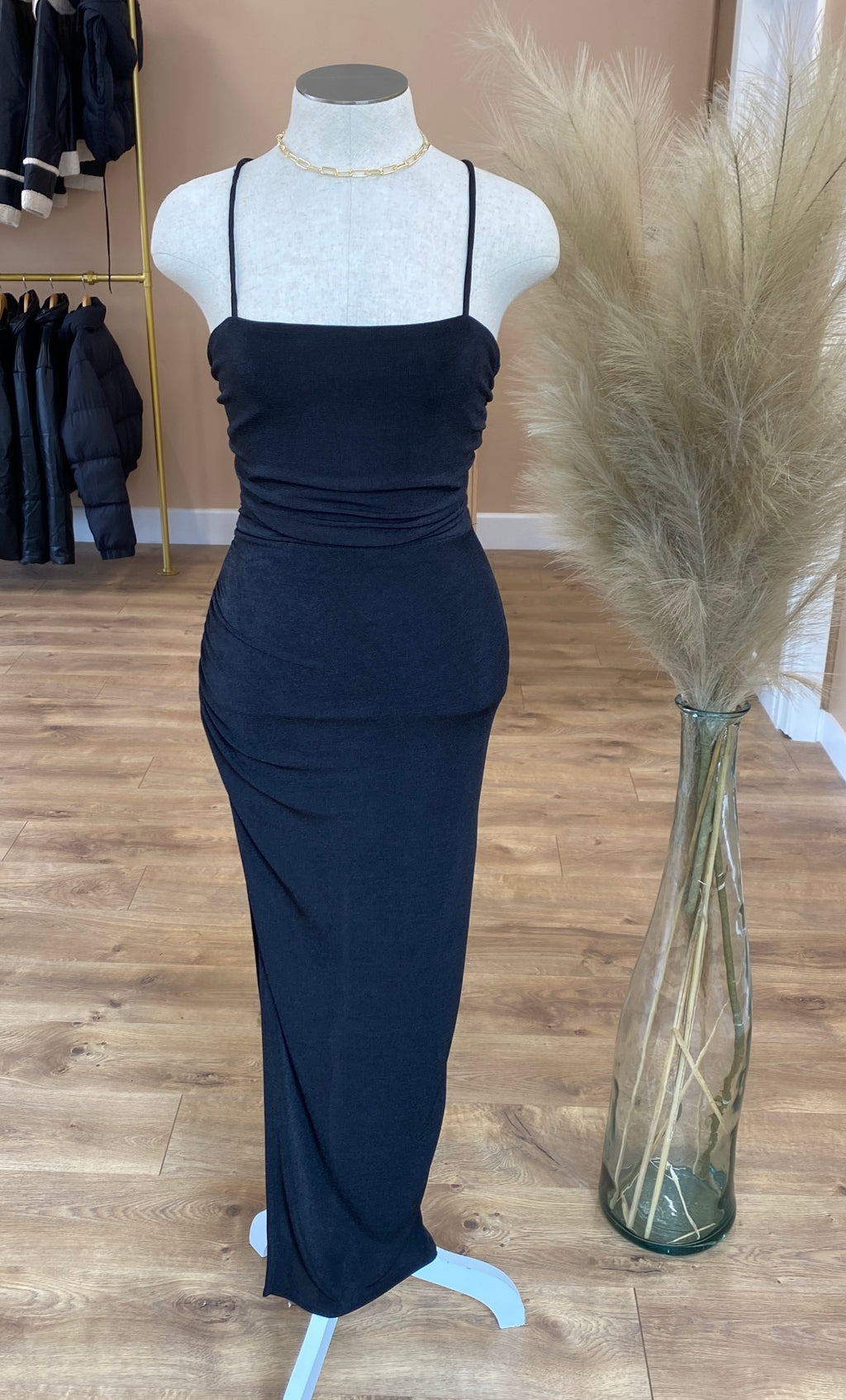 BLACK MAXI DRESS