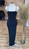 BLACK MAXI DRESS