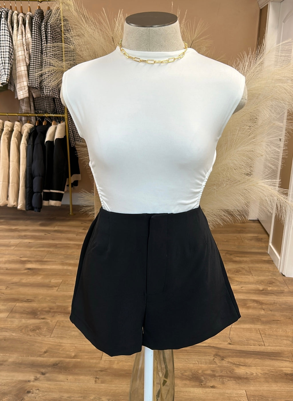 HIGH WAISTED SHORTS