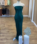 Emerald Strapless Dress