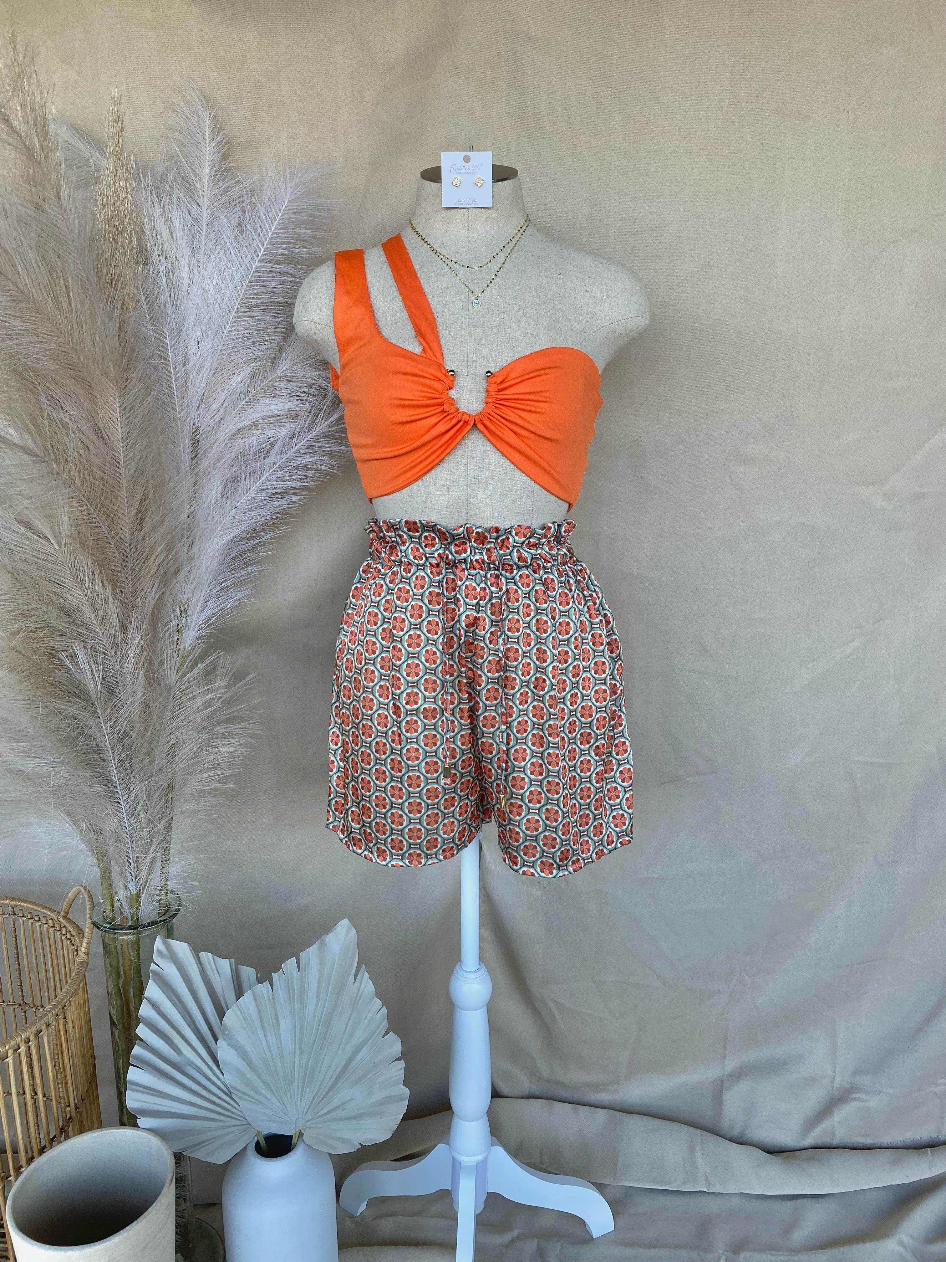 SUMMER SATIN MULTI COLOR SHORTS