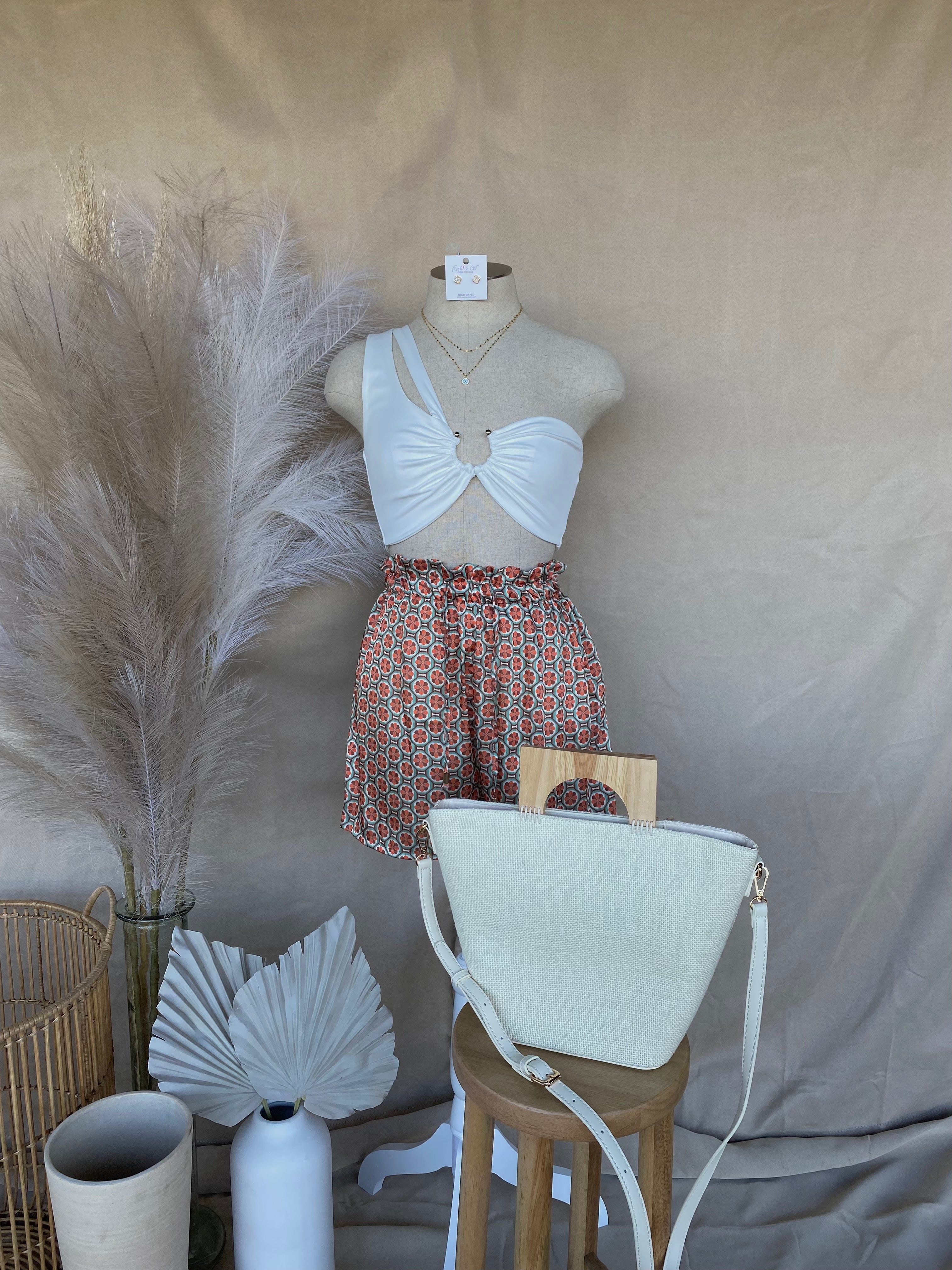 ONE SHOULDER SUMMER TOP